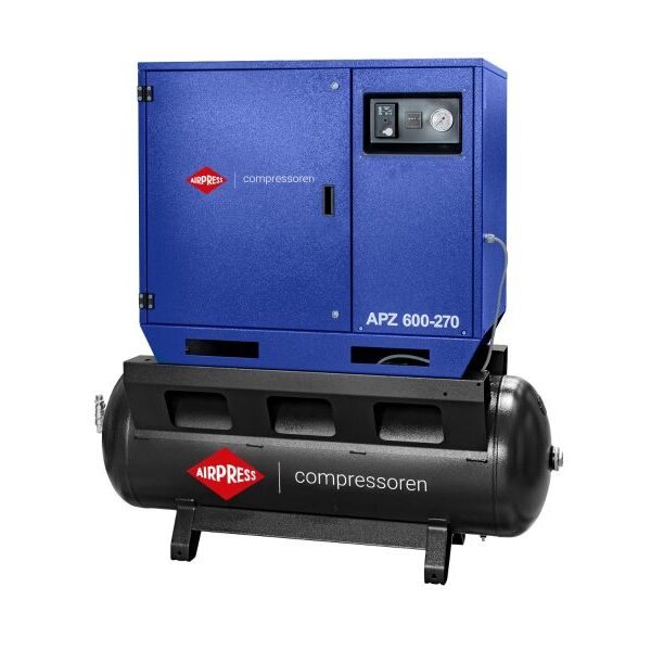 Stille Compressor APZ 600-270 10 bar 5.5 pk 4 kW 650 l min 270 l