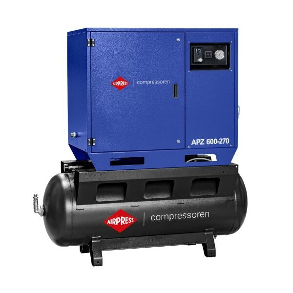 Stille Compressor APZ 600-270 10 bar 5.5 pk 4 kW 650 l min 270 l